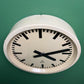 1950s East German Industrial Factory Clock By RFT