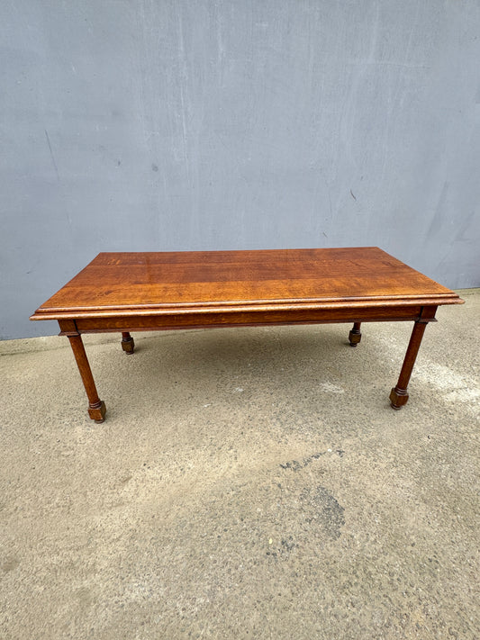 Late 1800s Large English Oak Table