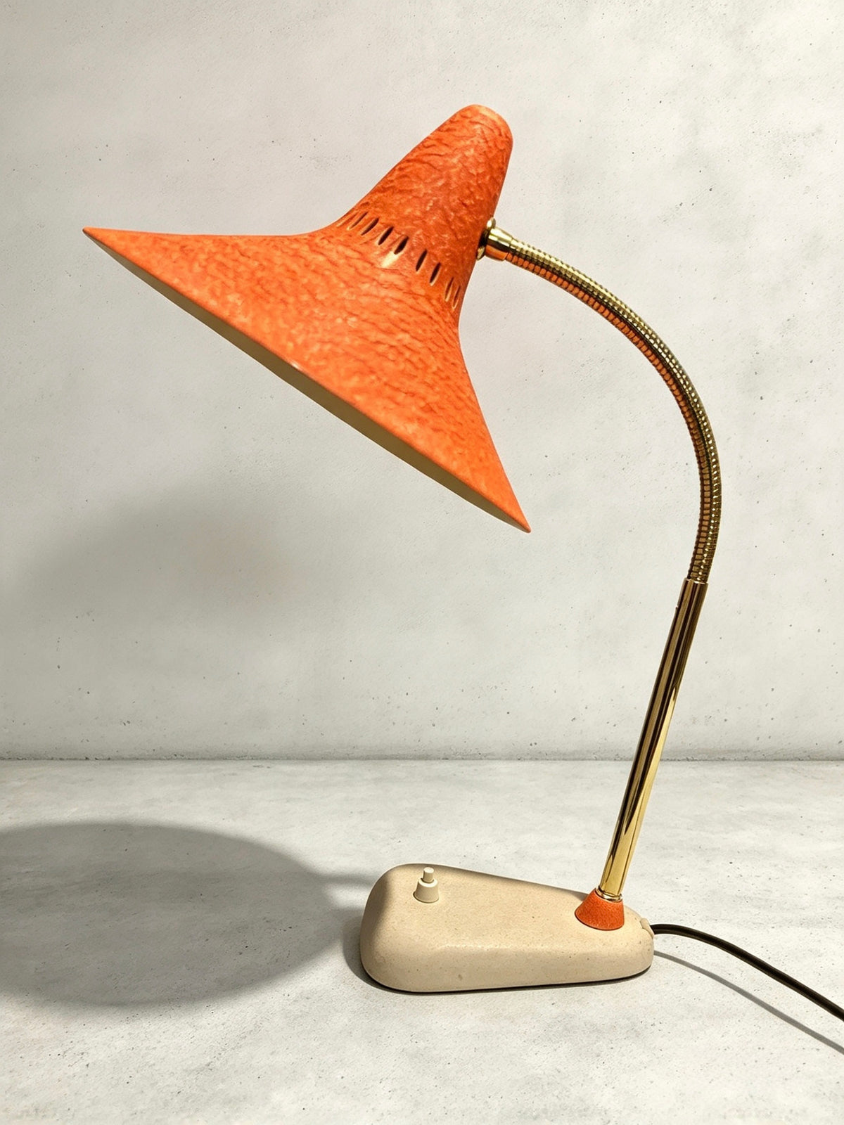 1960s Goose Neck Desk Lamp By SIS Germany