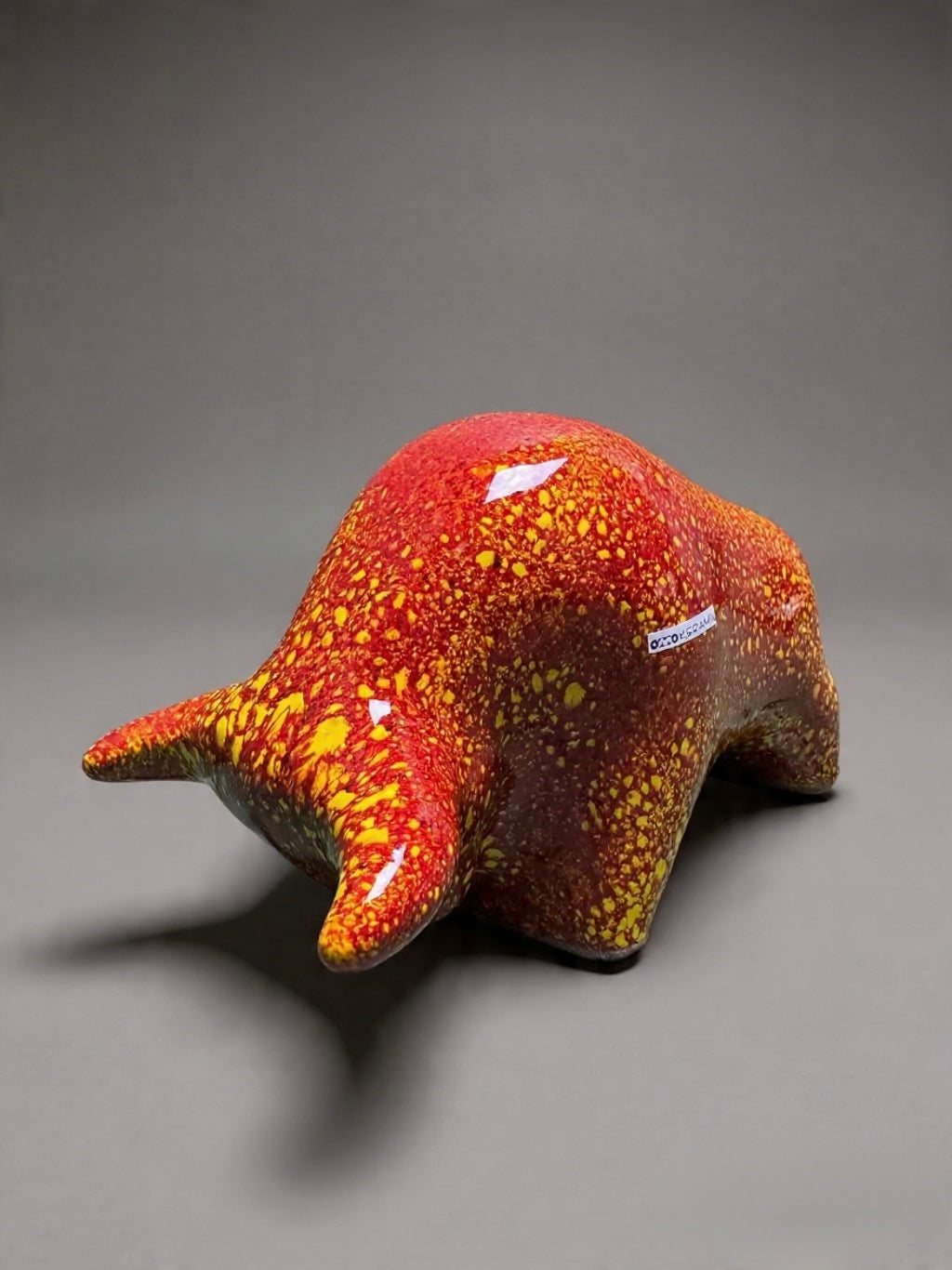 Otto Keramik Classic Ceramic Bull West German Pottery Fat Lava