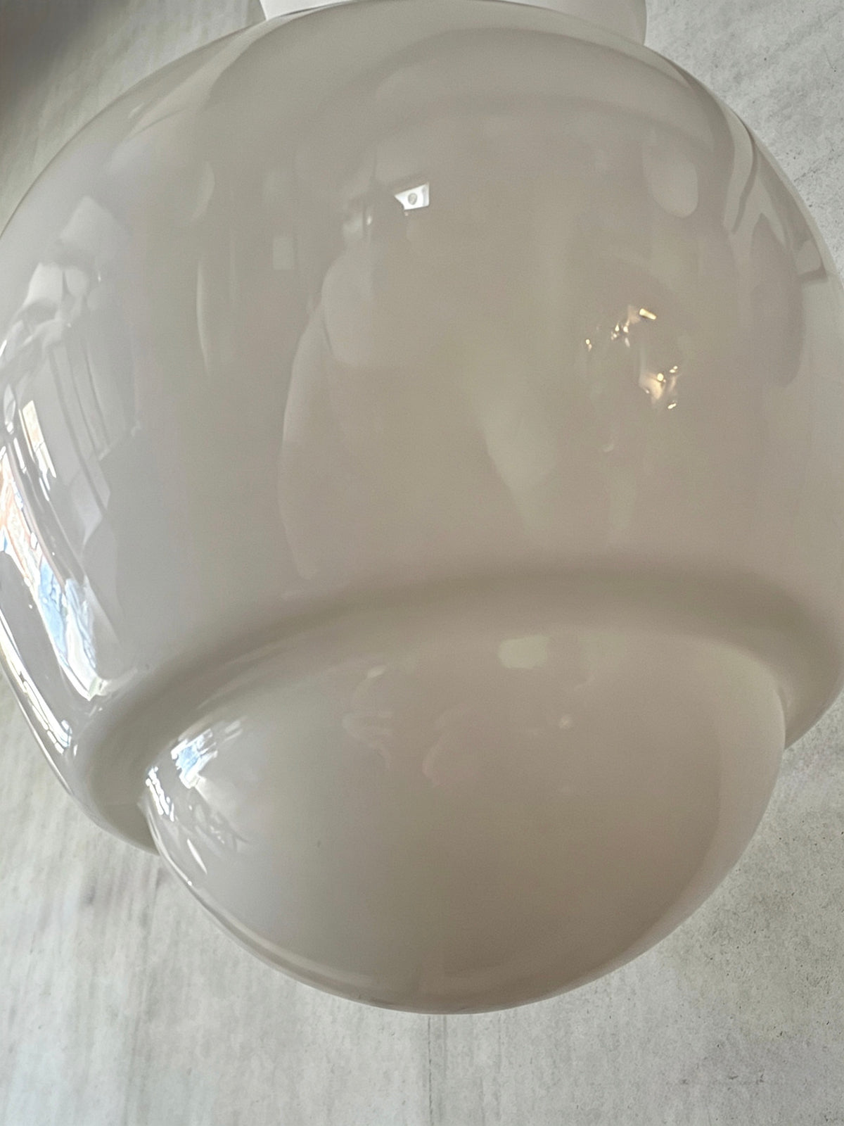 1960s Large Czech Opaline Pendant Light By Napako