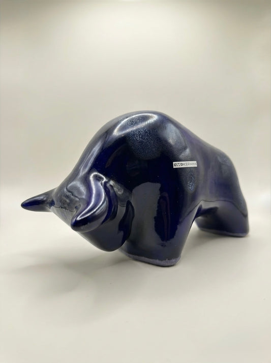 Otto Keramik Classic Ceramic Bull West German Pottery Fat Lava