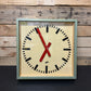 Large 1950's East German Industrial Factory Clocks By Elfema