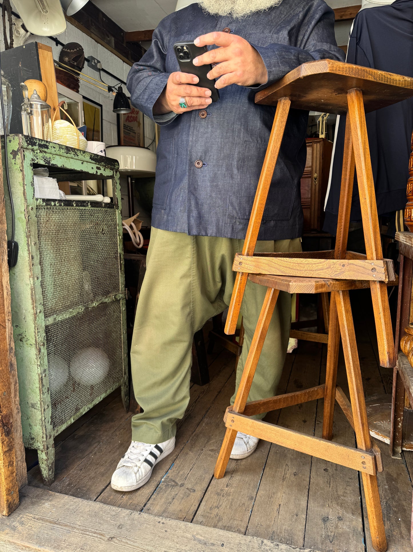 The 'Mintan' Made In London Classic Work Wear Denim Over Shirt