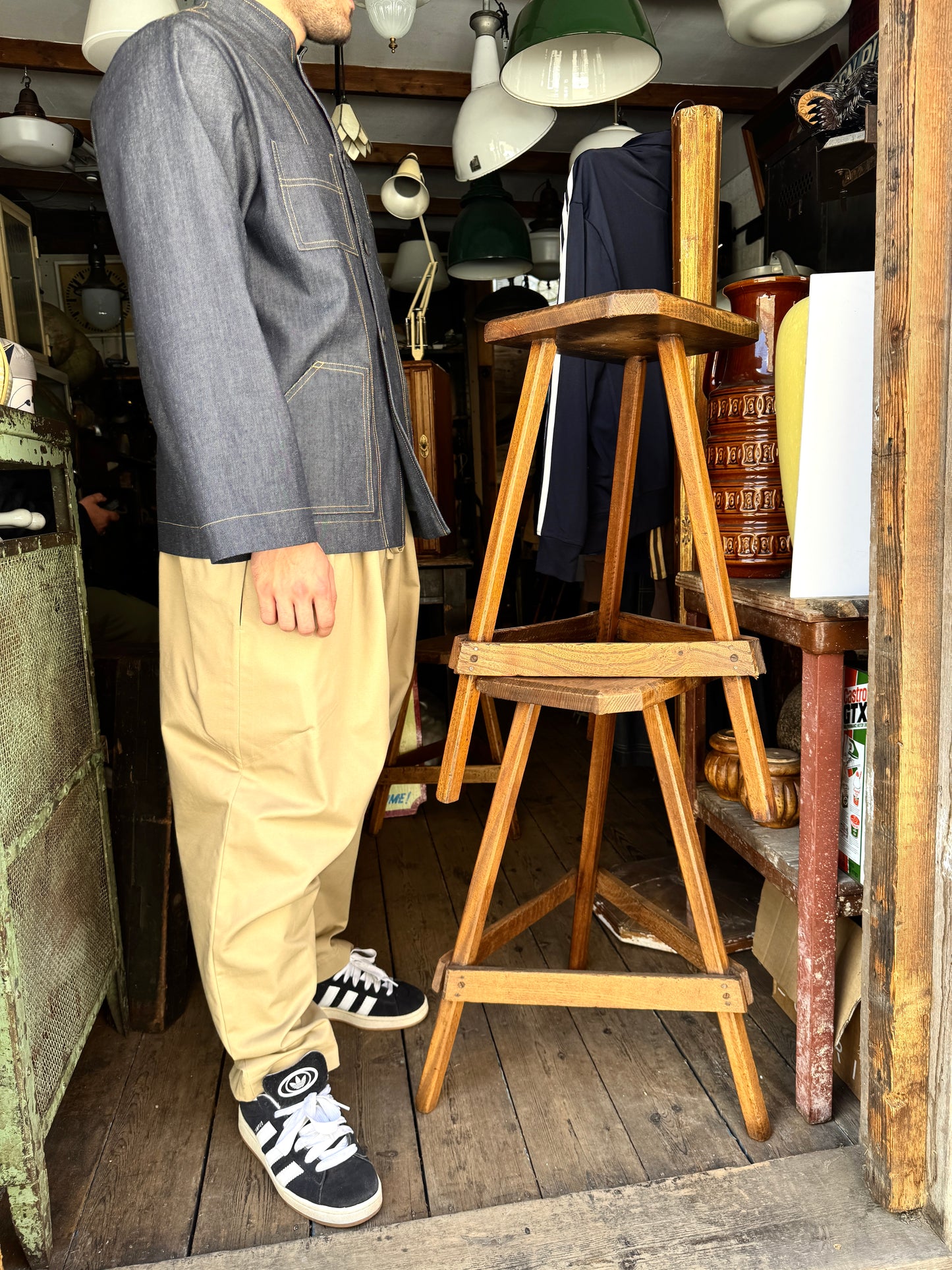 The 'Mintan' Made In London Classic Work Wear Denim Over Shirt