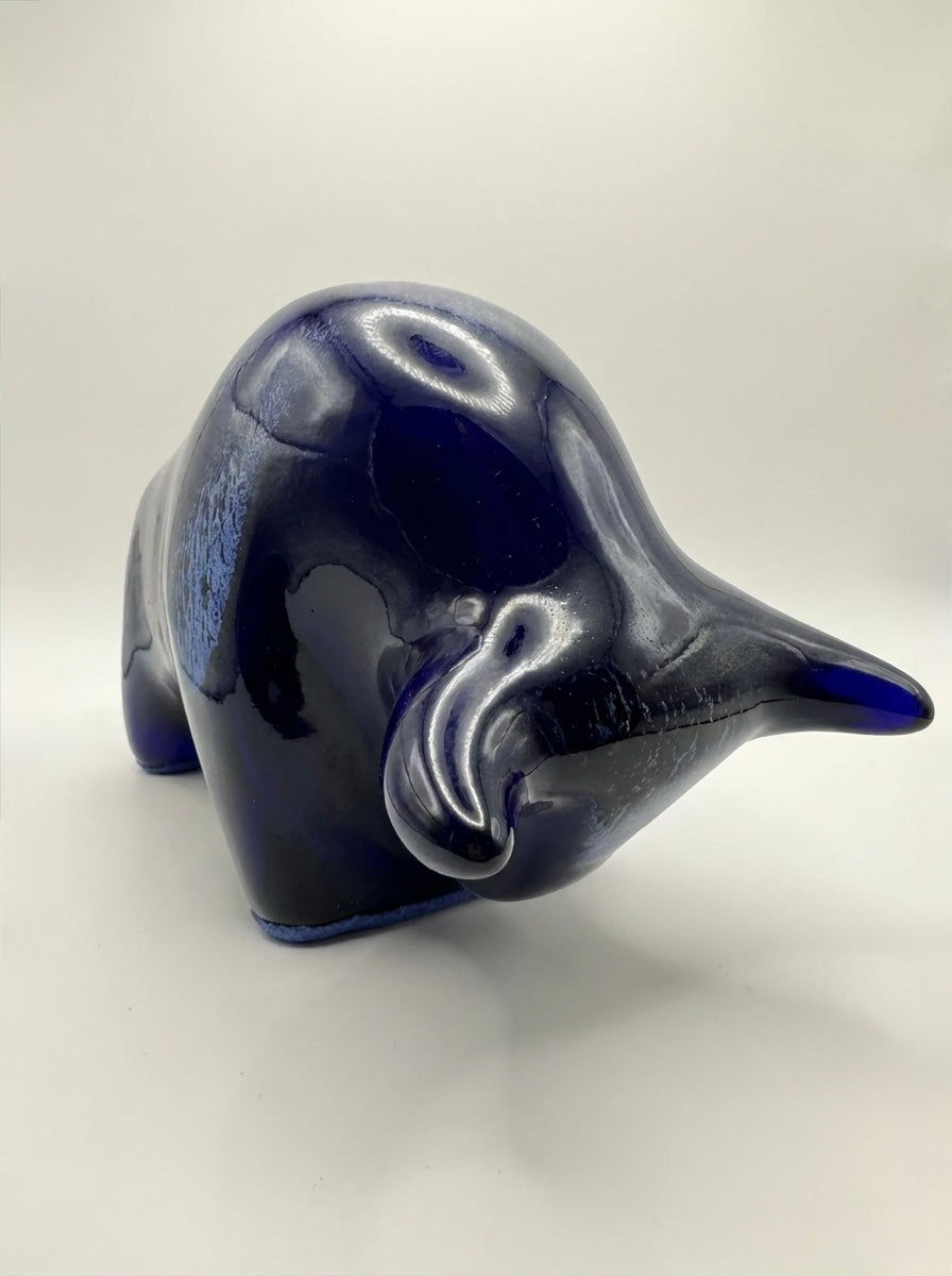 Otto Keramik Classic Ceramic Bull West German Pottery Fat Lava