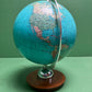 Vintage 1960s German Glass Globe Lamp By JRO Globus Munchen