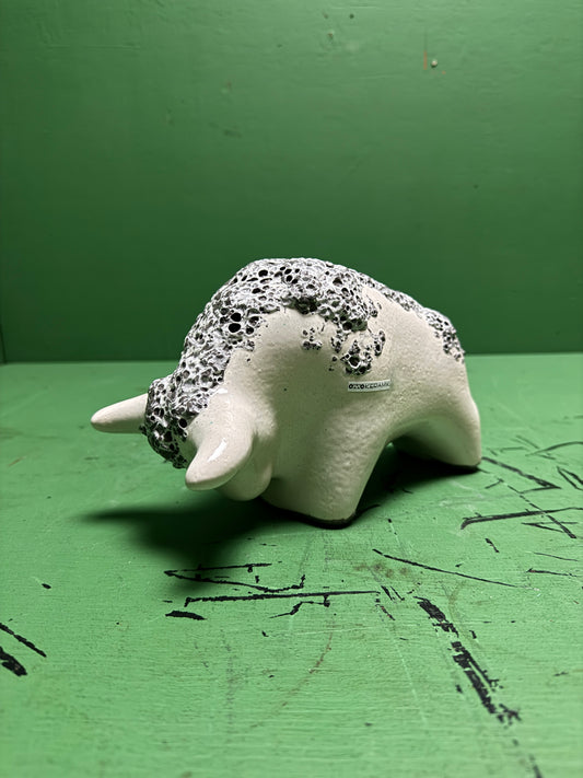 Otto Keramik Classic Ceramic Bull West German Pottery Fat Lava