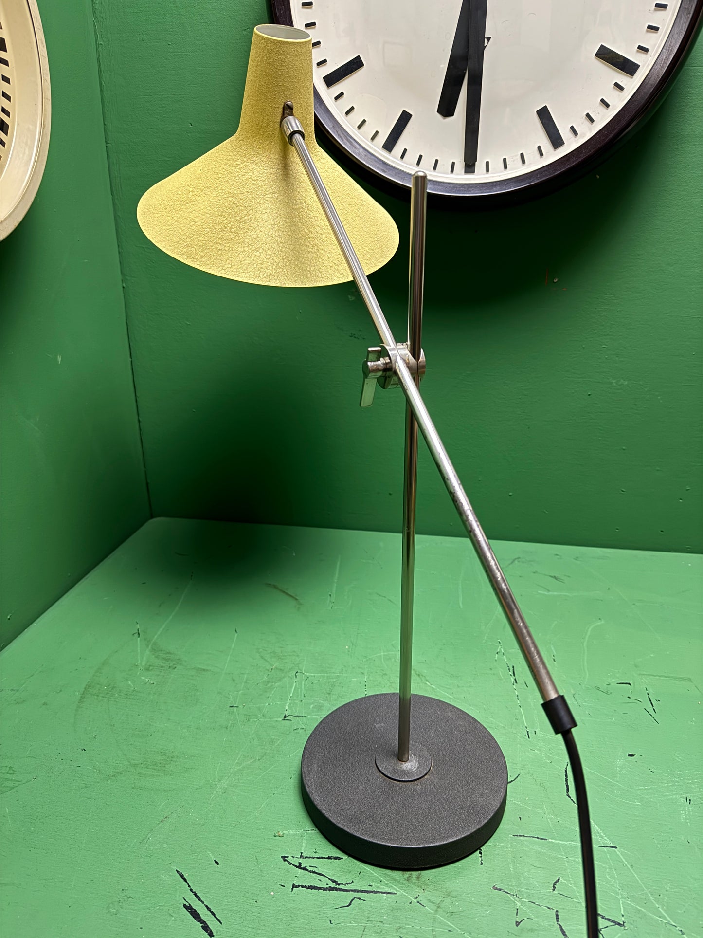 Large 1960s Table Lamp By Erich Lang For SIS Leuchten Germany