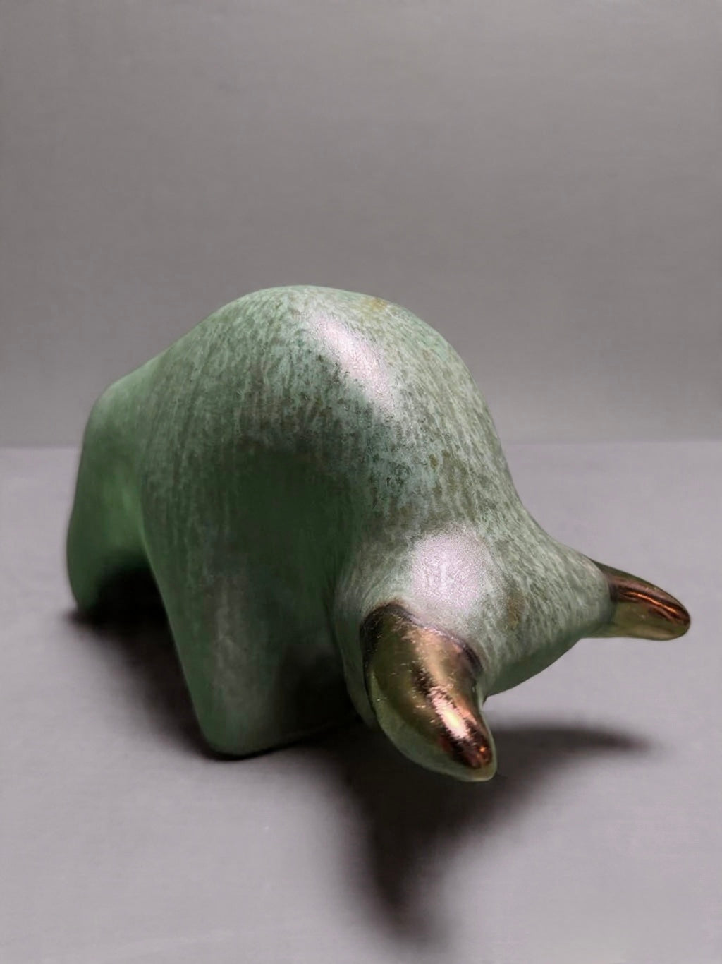 Otto Keramik Classic Ceramic Bull West German Pottery Fat Lava