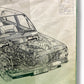 Vauxhall Victor Pen & Ink Cutaway By Brian Hatton 1965