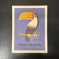 Limited Edition Czech Match Box Art Poster 173 of 240 Zoo Praha Toucan