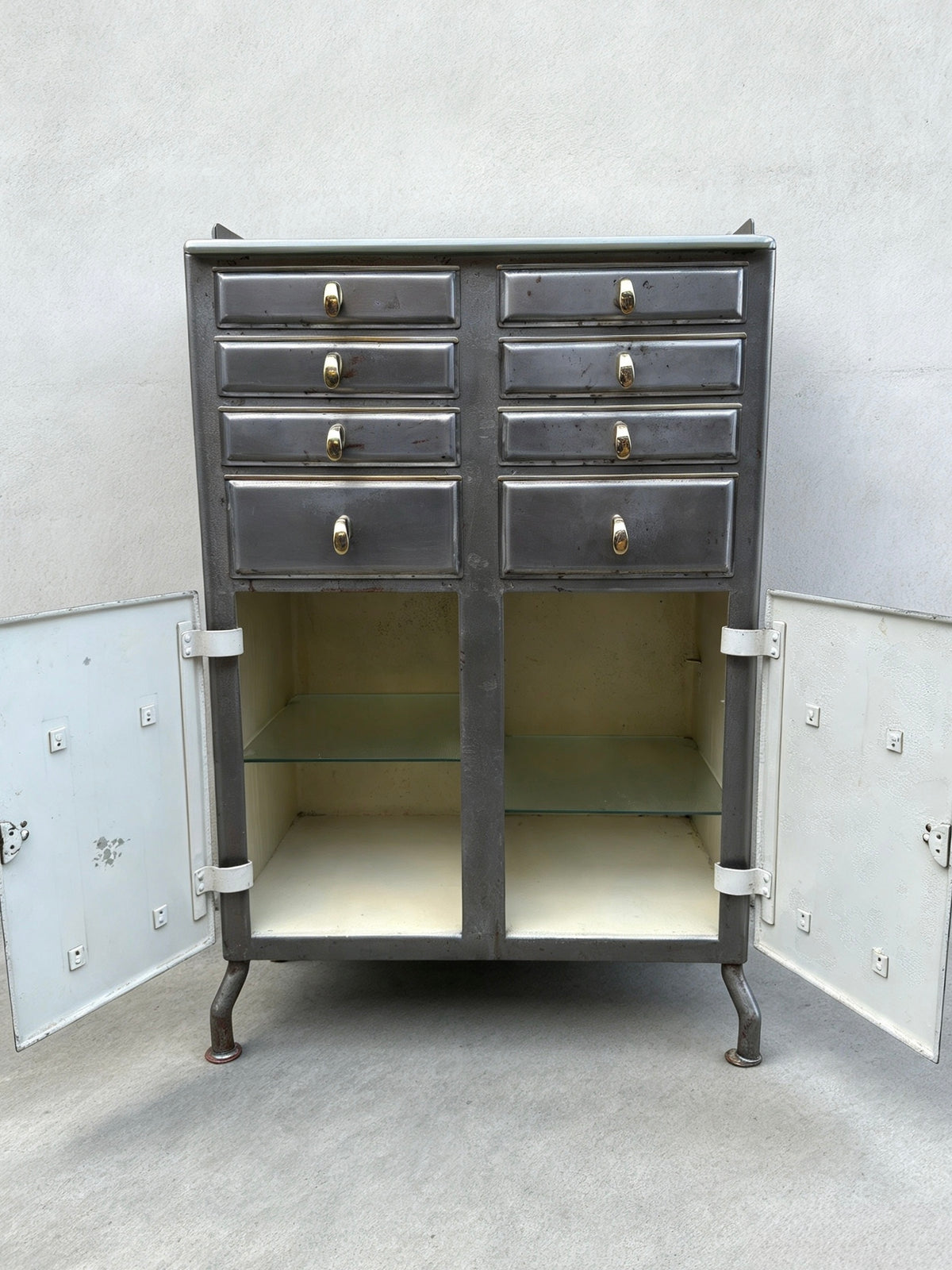 Early 1900s German Dentists Cabinet