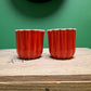 Hand Made Turkish Coffee / Espresso Cups By Renowned Design Ceramicist Saliha Kartal