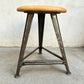 1930s Industrial Work Stool By Rowac