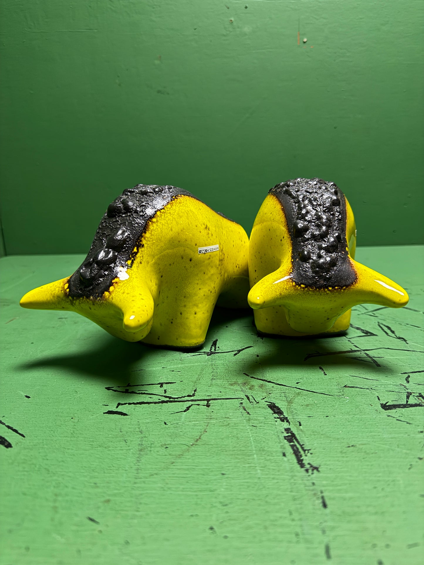 Otto Keramik Classic Ceramic Bull West German Pottery Fat Lava