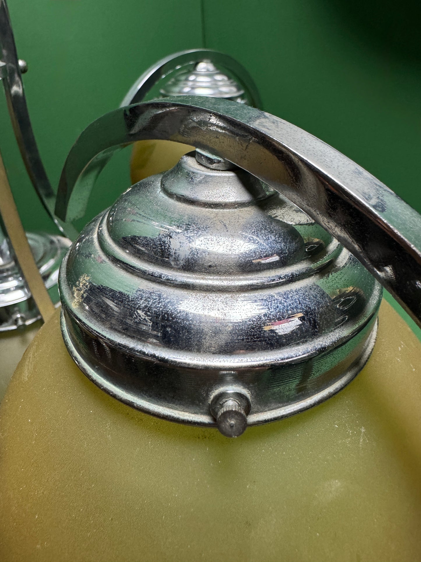 French Art Deco Chandelier Light By Sprat