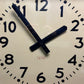 Large 1950s East German Industrial Factory Clock By RFT