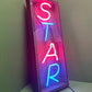Circa 1980s ‘ STAR ‘ Neon Sign