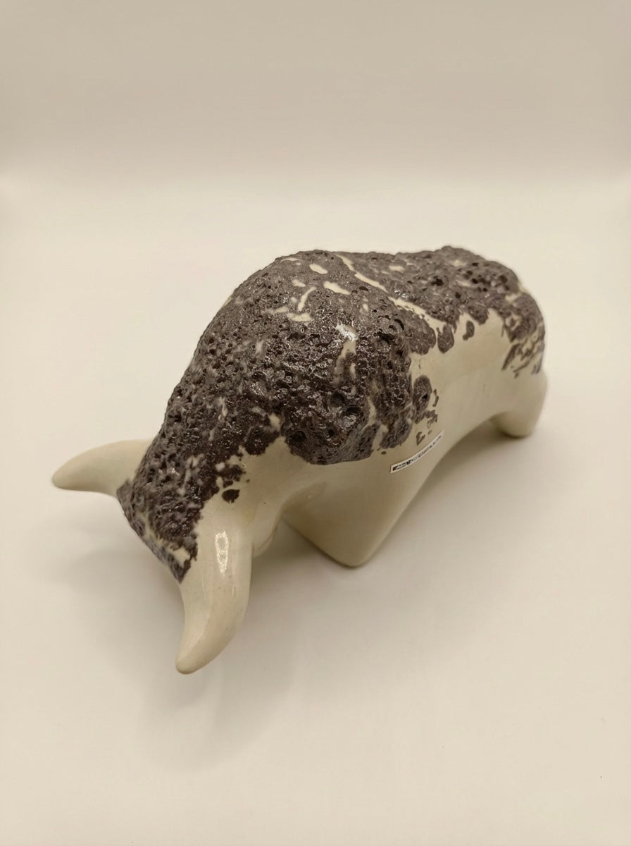 Otto Keramik Classic Ceramic Bull West German Pottery Fat Lava