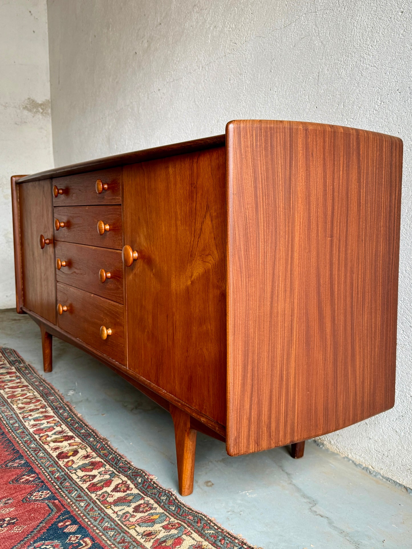 1950s Solid Afromosia & Teak Sideboard By John Herbert For A Younger Ltd