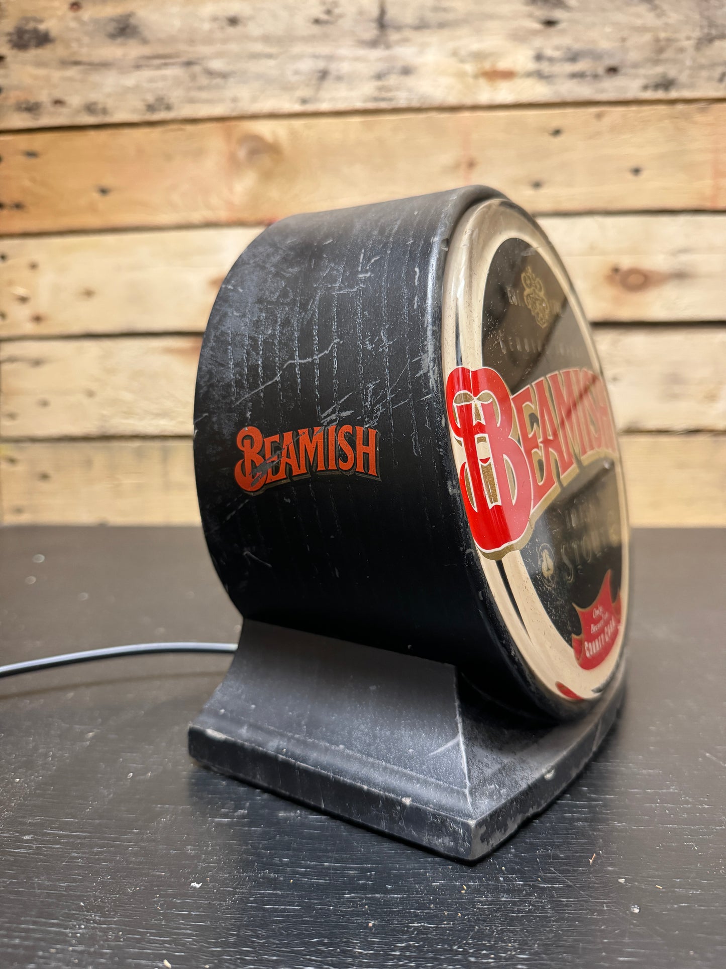 1980s Beamish Irish Stout Advertising Bar Light