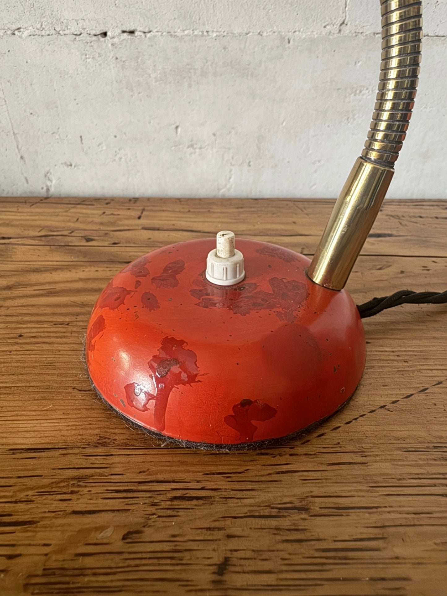 1960s Italian Gooseneck Table Lamp By Stilnovo