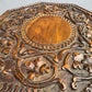 1950s Octaginal Hand Carved Walnut Turkish Table.