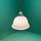 1920s Opal Glass Pendant Light