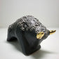 Otto Keramik Gold Edition Ceramic Bull West German Pottery Fat Lava