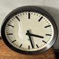 Large Czech 1950s Bakelite Office / Factory Clocks By Pragotron