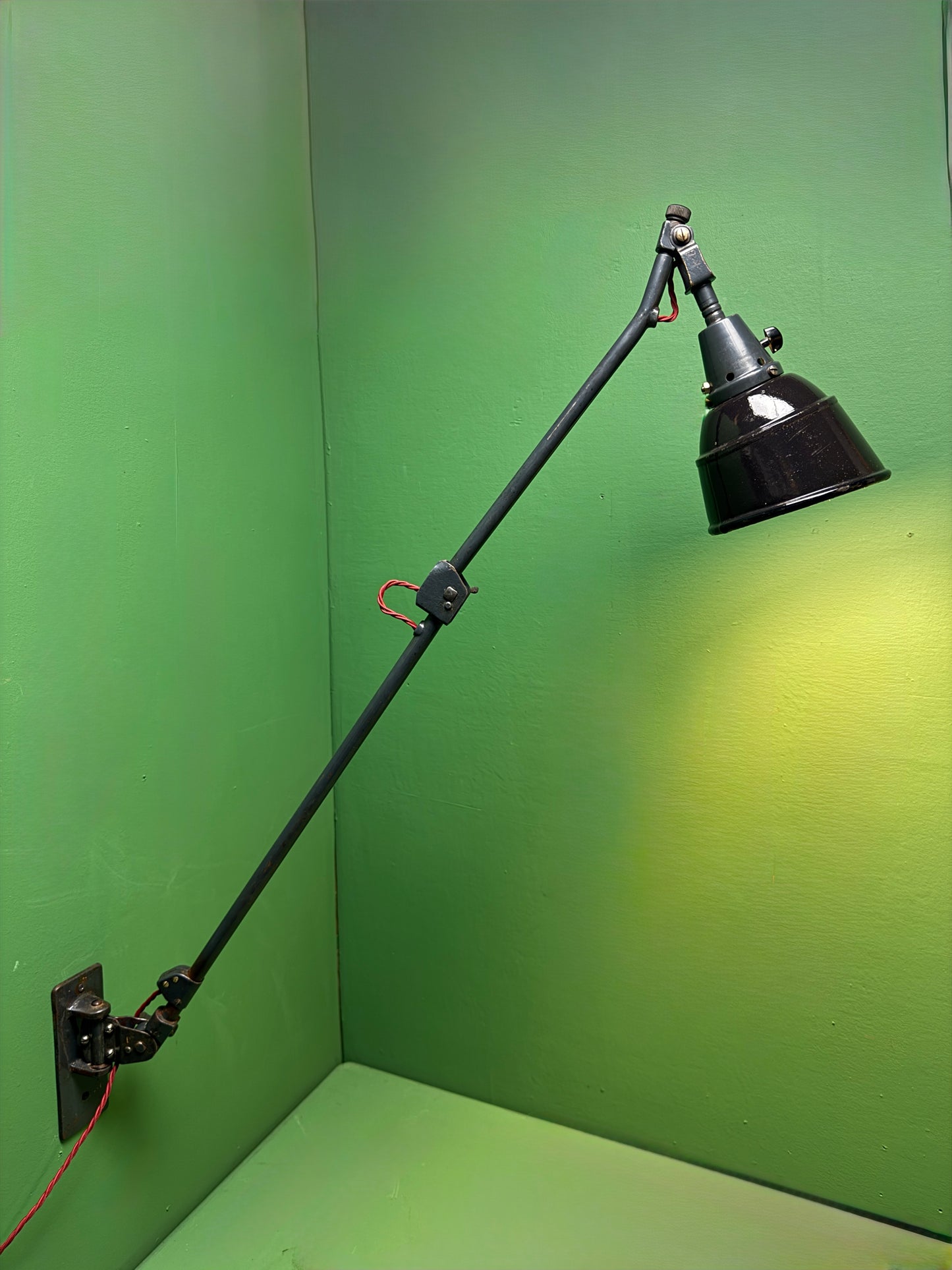 1930s Wall Mounted Task Lamp By Curt Fischer For Midgard