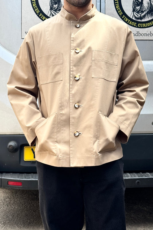 The 'Mintan' Made In London Classic Work Wear Drill Cotton Over Shirt