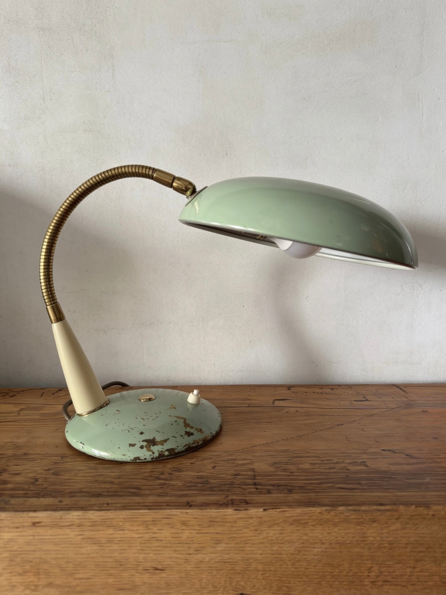 1960s Italian Gooseneck Table Lamp