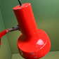 1970s Bright Orange Scissor Lamps By SIS Germany