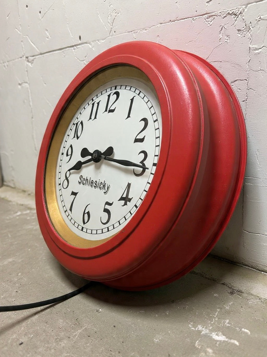 Early 1900s CTW Shop Clock From Renowned Watchmaker & Dealer F.Schlesicky