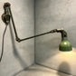 Large 1930s Industrial Wall Lamp By Mek Elek London