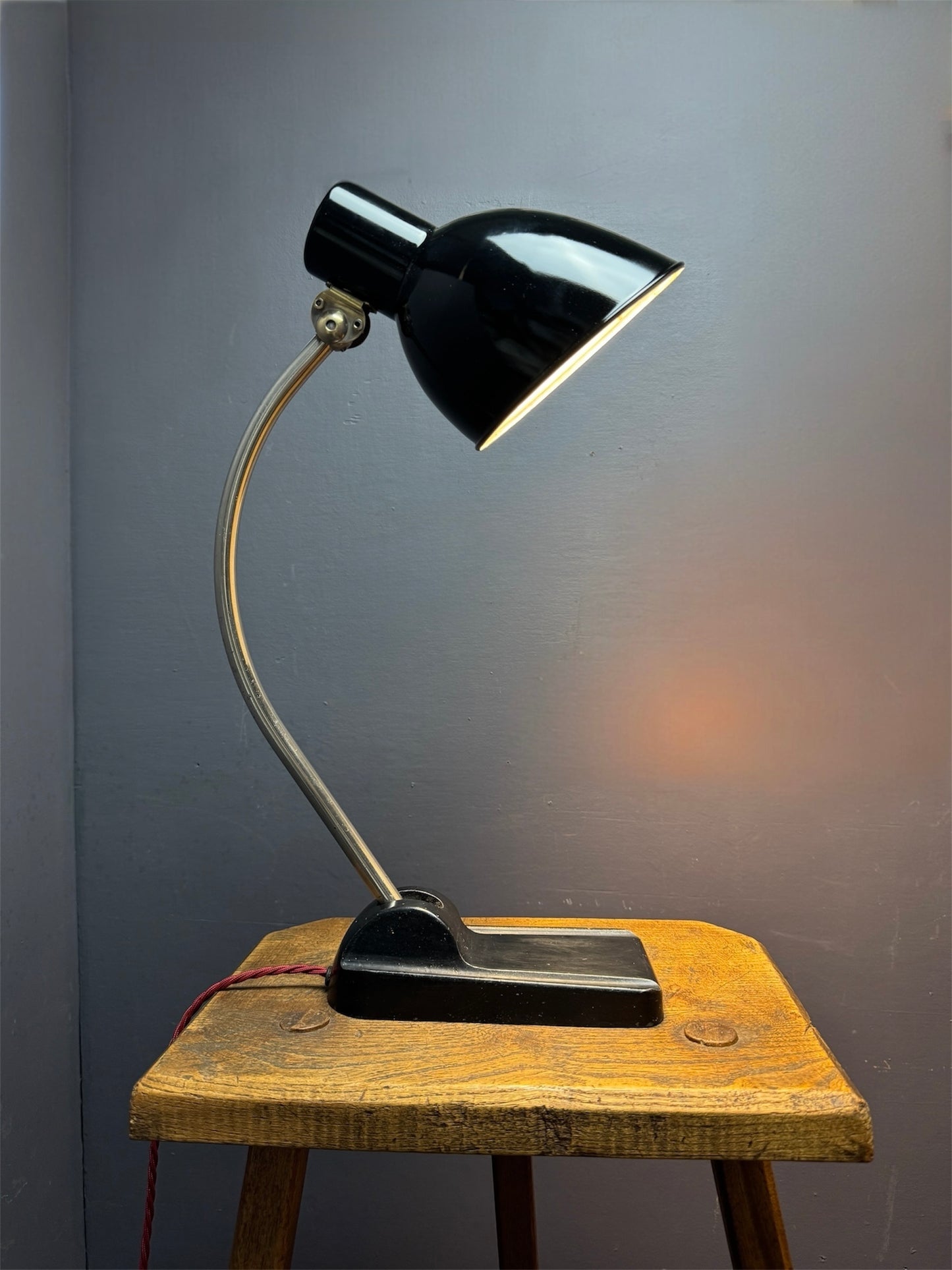 Rare 1930s Bauhaus Desk Lamp By Dr. Ing. Schneider & Co