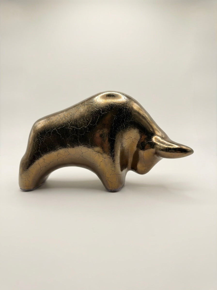 Otto Keramik Classic Ceramic Bull West German Pottery Fat Lava