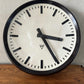 Large Czech 1950s Bakelite Office / Factory Clocks By Pragotron