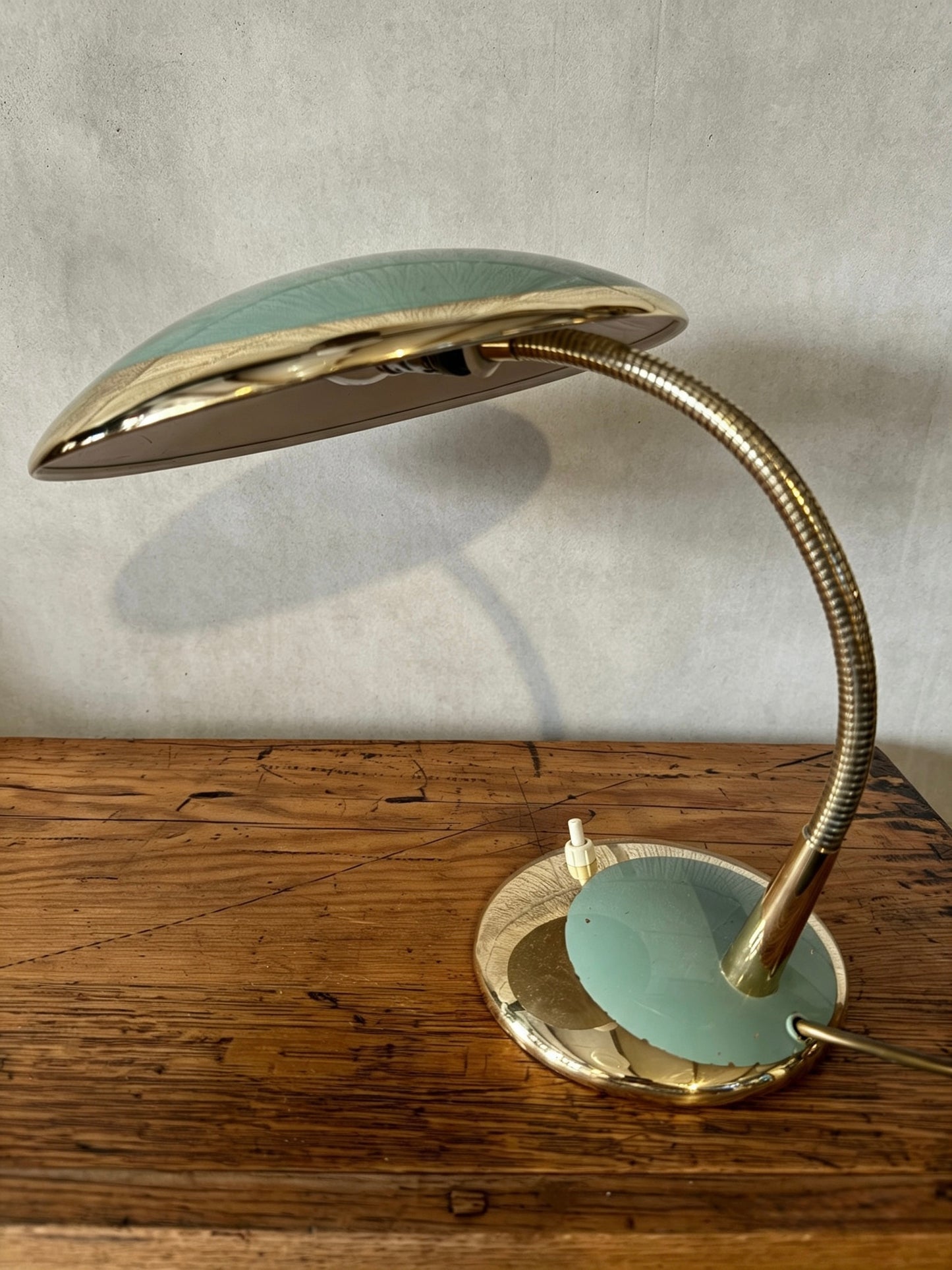 1950s Gooseneck Table Lamp By Hala