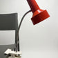 1970s Bright Orange Clamp Lamps Germany