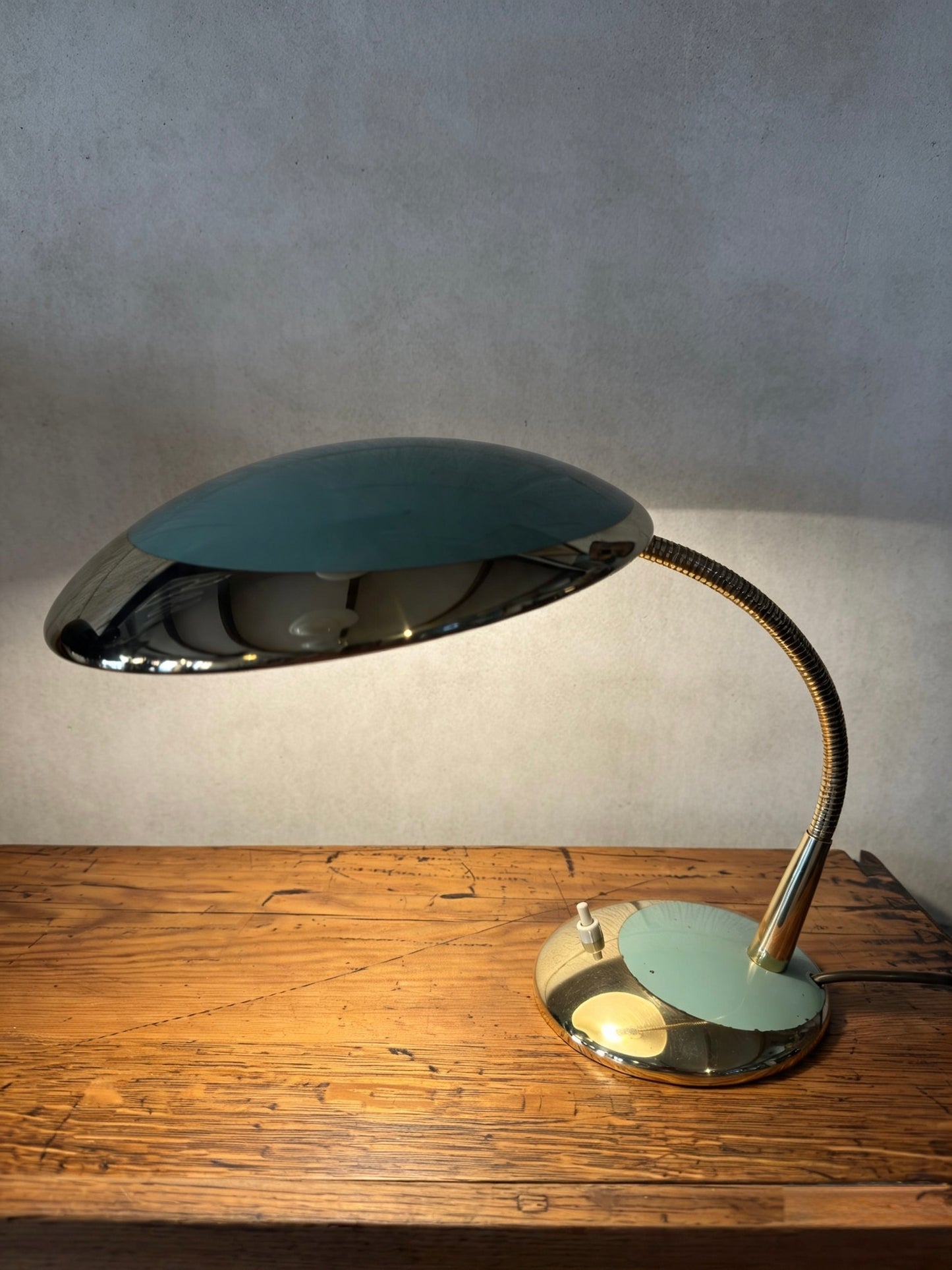 1950s Gooseneck Table Lamp By Hala