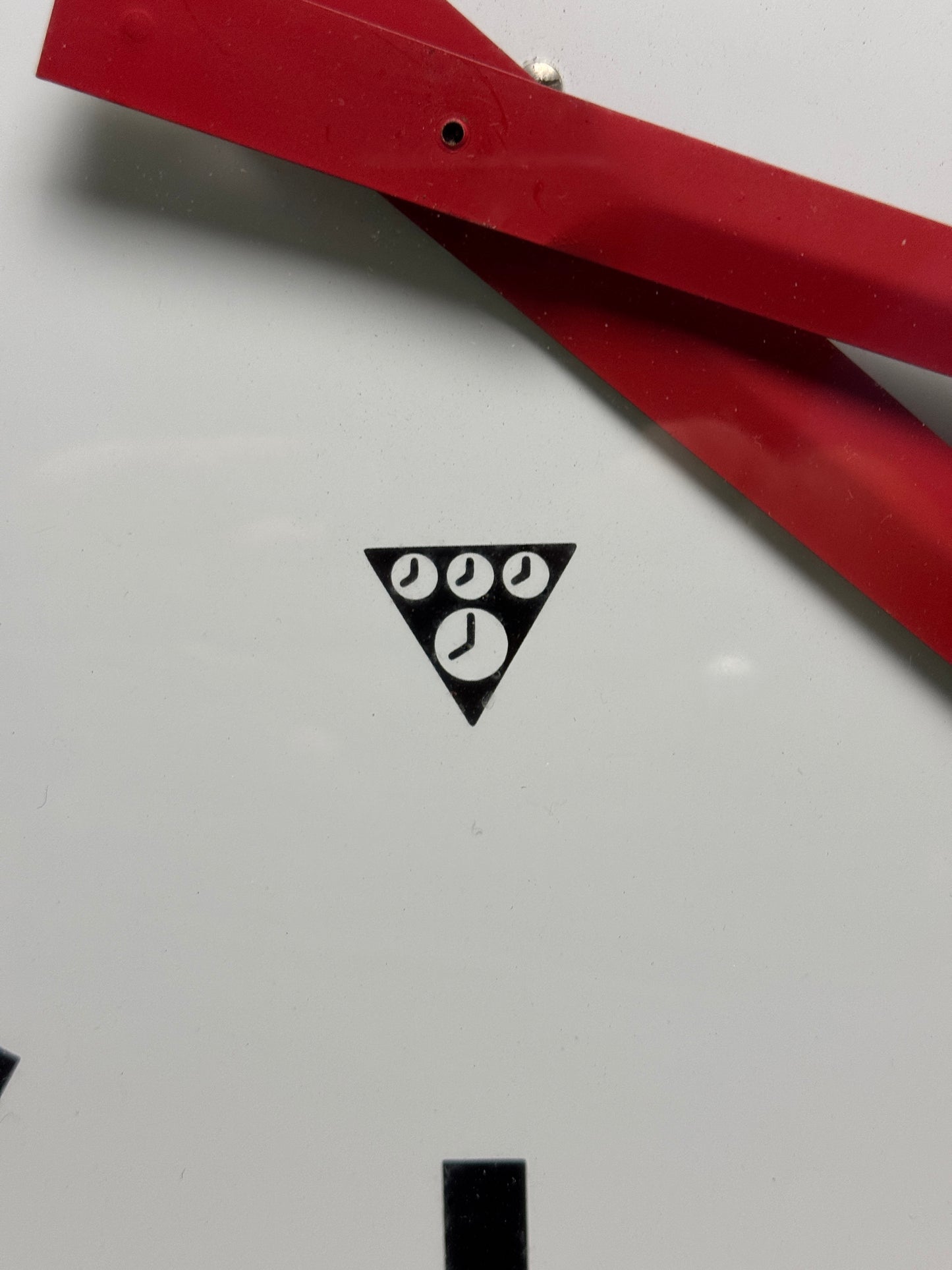 Large Czech Industrial 1970s Square Factory Clocks By Pragotron