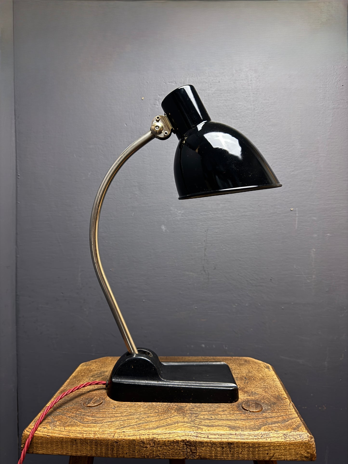 Rare 1930s Bauhaus Desk Lamp By Dr. Ing. Schneider & Co