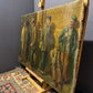 Oil Painting On Canvas Of 5 Elderly Gentlemen Signed A Jacobs 1917