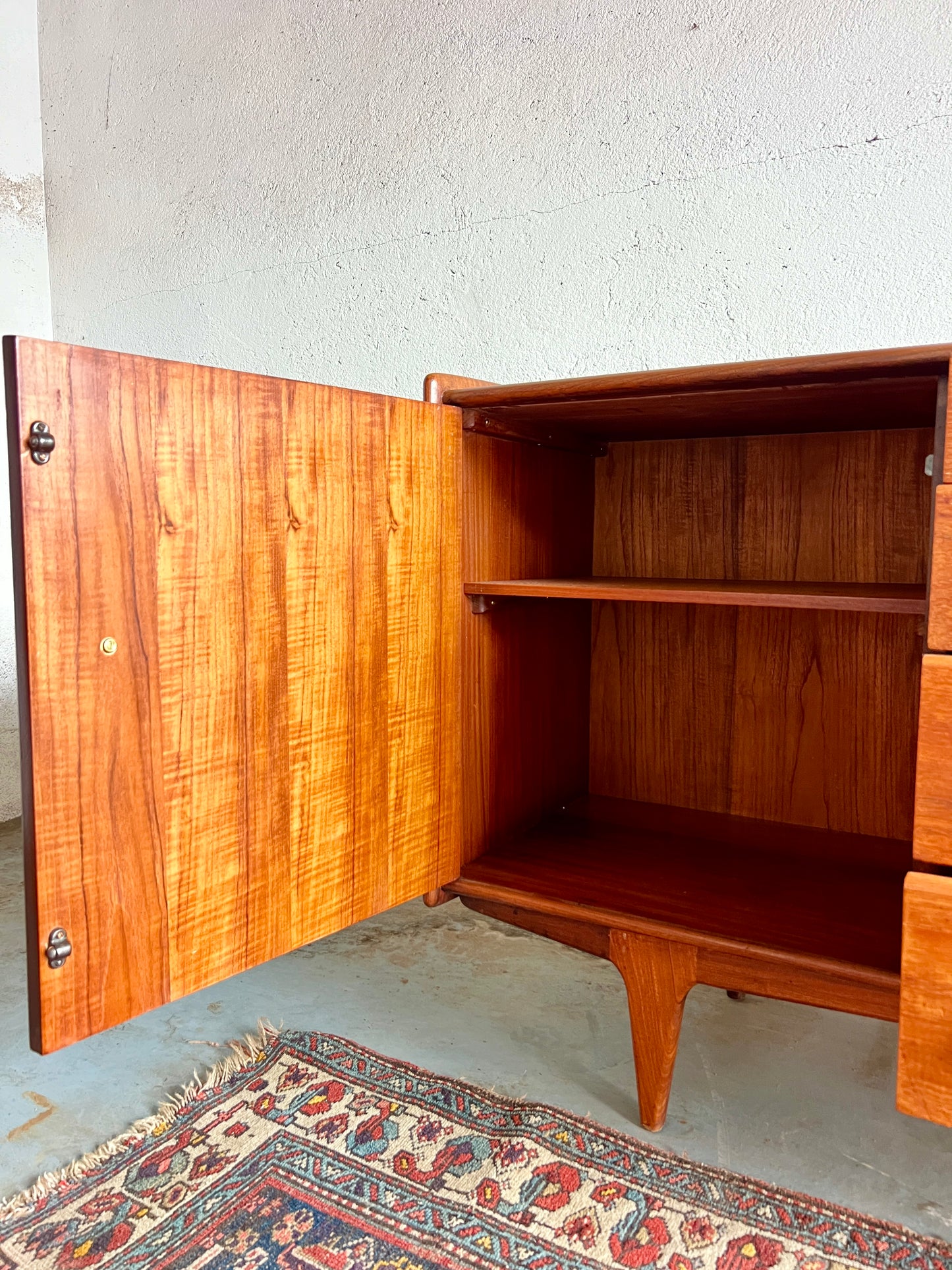 1950s Solid Afromosia & Teak Sideboard By John Herbert For A Younger Ltd