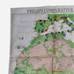Philips Comparative Wall Atlas Of Africa Circa 1950s