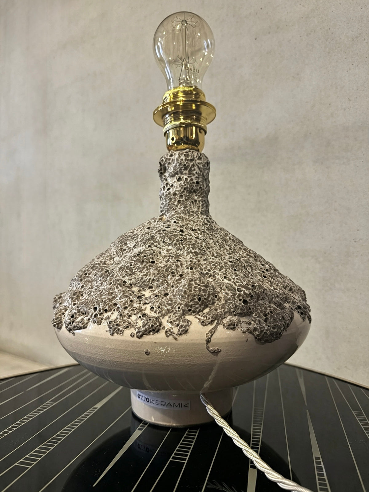 Otto Keramik Fat Lava UFO Lamp