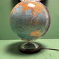 Vintage 1960s German Columbus Duo Glass Globe Lamp